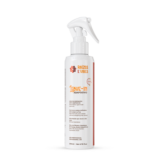 Leave-in Definição Hidratação e Proteção Solar Para Cachos 200ml - Raízes & Vibes