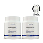 Kit 2 Pó Descolorante Azul Dust Free Abre até 9 tons - Prohall