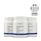 Kit 3 Pó Descolorante Azul Dust Free Abre até 9 tons - Prohall