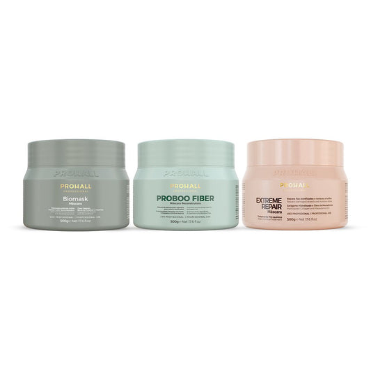 Kit Cronograma Capilar Profissional Premium - Prohall