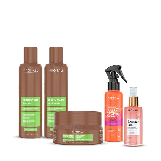 Kit Intense Summer + Finalizador Ambar + Kit Burix Care - Prohall