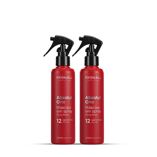 Kit Máscara em Spray 12x1 Absolut One 2x200ml - Prohall
