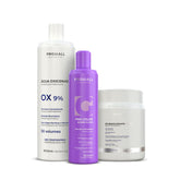 Kit Matizador Blond + Ox 30 + Pó Descolorante White - Prohall