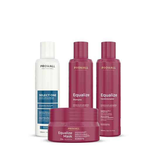 Kit Reconstrutor Neutralizante Equalize + Select One 300ml - Prohall