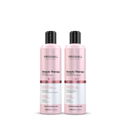 Kit Reestruturação Capilar Organic Miracle Therapy Liss - Passo 1 e 2 - Prohall