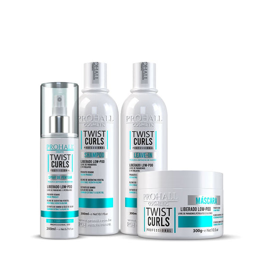 Kit Ultra Hidratante Twist Curls Low Poo - Prohall