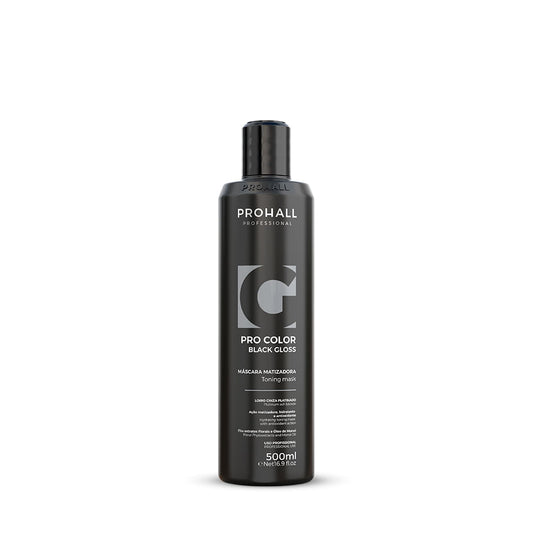 Máscara Matizadora Black Gloss Efeito Loiro Cinza Platinado 500ML - Prohall