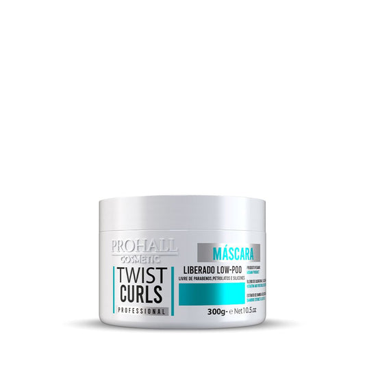 Máscara Ultra Hidratante Low Poo Twist Curls 300g - Prohall