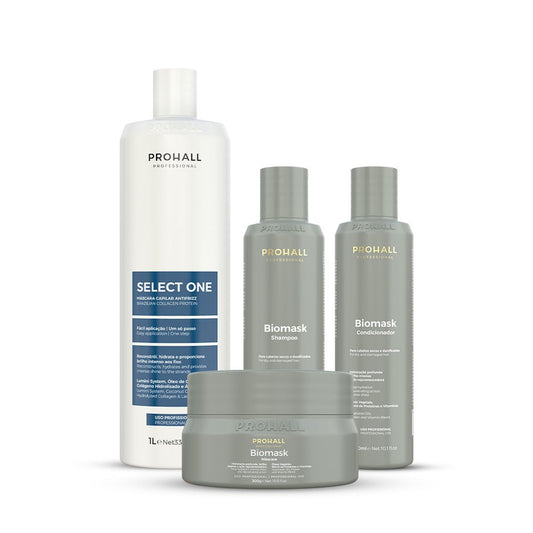 Select One Um Só Passo 1L + Kit Ultra Hidratante Biomask - Prohall