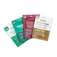 Kit 4 Sachês - Biomask, Extreme Repair, Proboo Fiber e  Equalize 50g