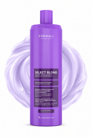 Máscara Antifrizz para fios Loiros e Coloridos - Select Blond 1L