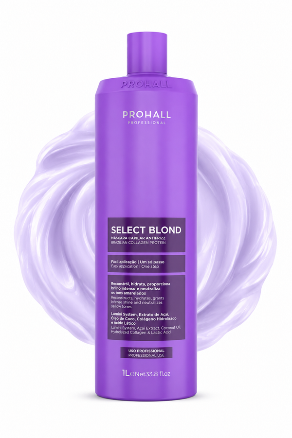 Máscara Antifrizz para fios Loiros e Coloridos - Select Blond 1L — benefícios