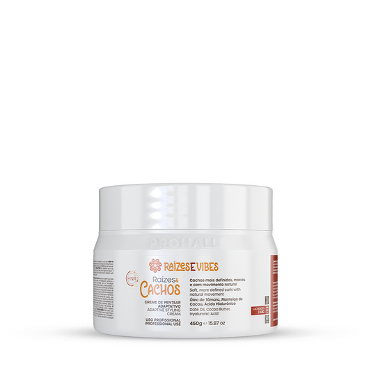 Creme de Pentear Antifrizz Curvaturas 3ABC 450g - Raízes & Vibes