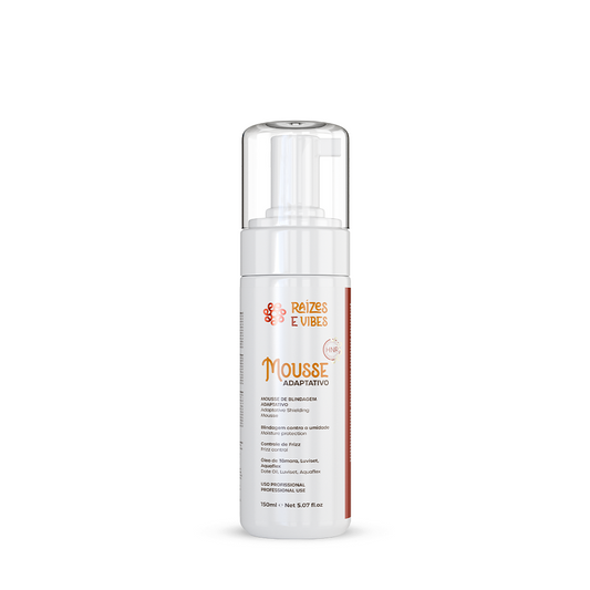 Mousse de Blindagem e Controle do Frizz 150ml - Raízes & Vibes