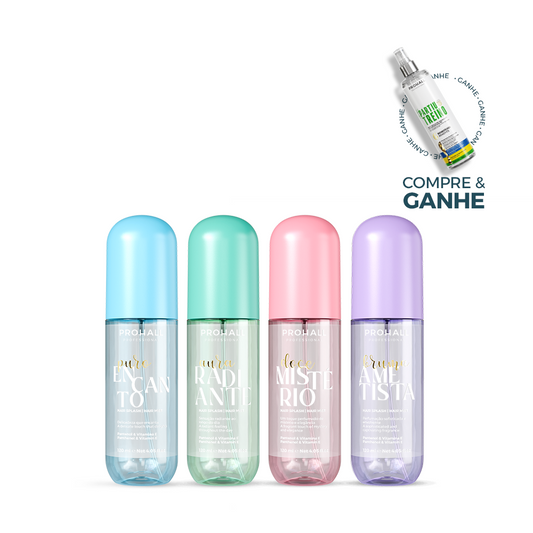 Hair Splash com os 4 Perfumes + Ganha uma Partiu Treino