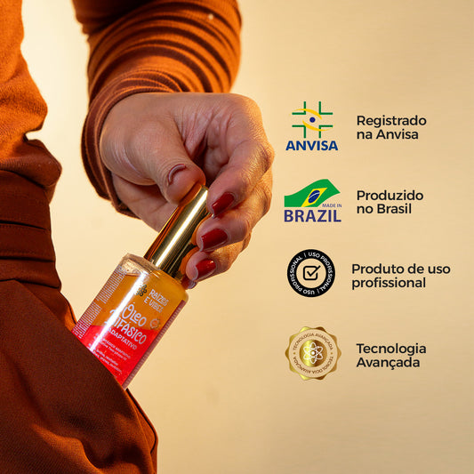 Óleo Bifásico Nutrição e Brilho Imediato Adaptativo 60ml - Raízes & Vibes