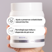 Pó Descolorante Branco Ultra Clareador Abre até 9 tons 500g