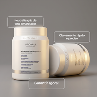 Pó Descolorante Branco Ultra Clareador Abre até 9 tons 500g