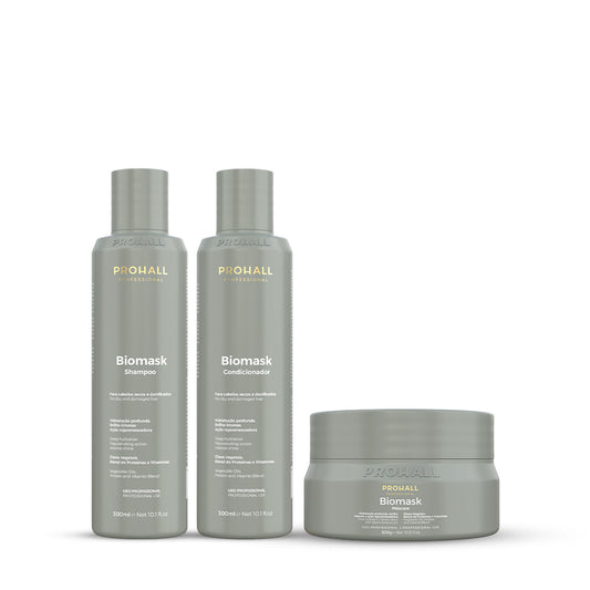 Kit Ultra Hidratante Biomask Máscara 300g