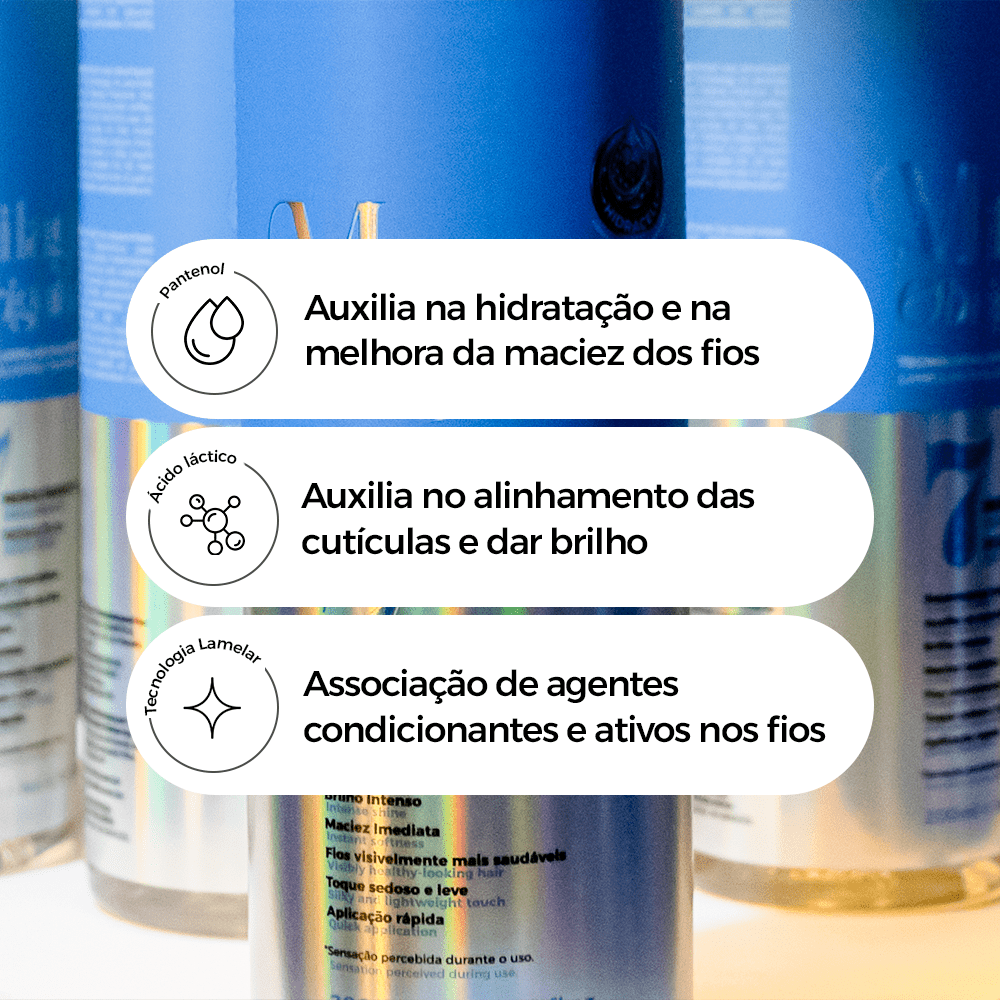 Água Lamelar Milagre Obrigatório Prohall: Antifrizz e Desembaraço em segundos - Prohall