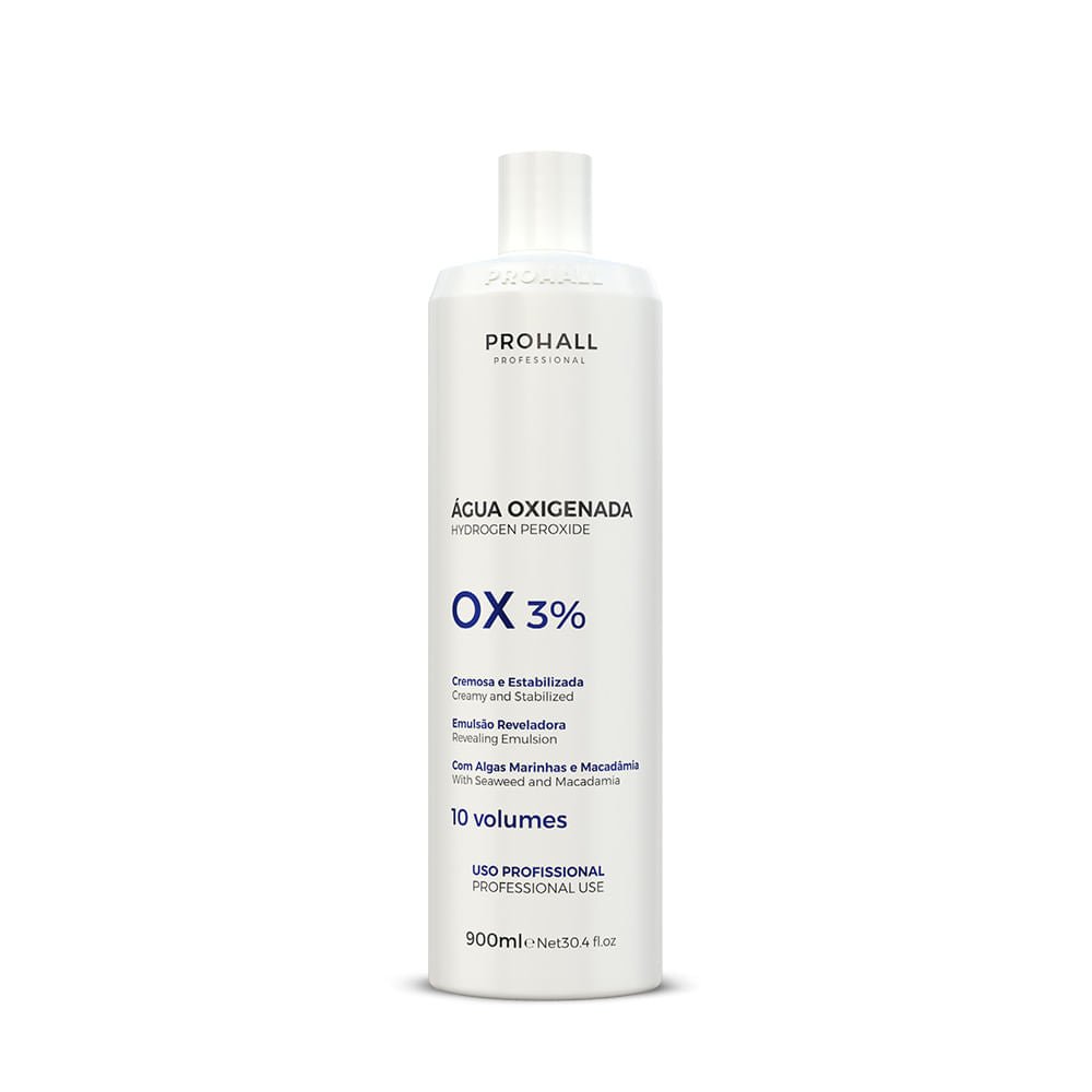 Água Oxigenada OX 10 Volumes Cream 900ml - Prohall