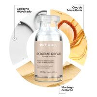 Ampola Concentrada de Nutrição Profunda e Brilho | Extreme Repair 15ml - Prohall