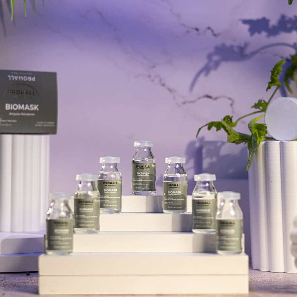 Box Ampola Biomask - Hidratação intensa Biomask 12 unidades - Prohall