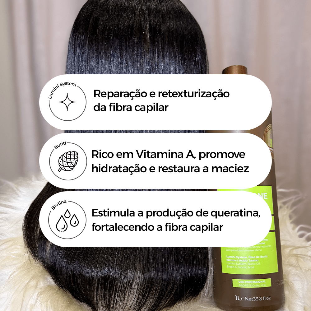 Burix One 1L + Kit Burix Care - Shampoo, Condicionador e Máscara 300ml - Prohall