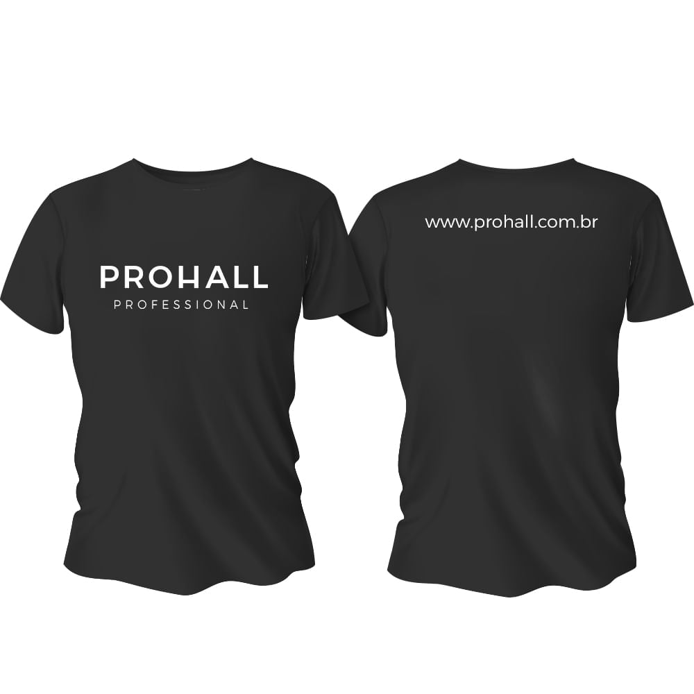 Camiseta Personalizada Preta Prohall - Prohall