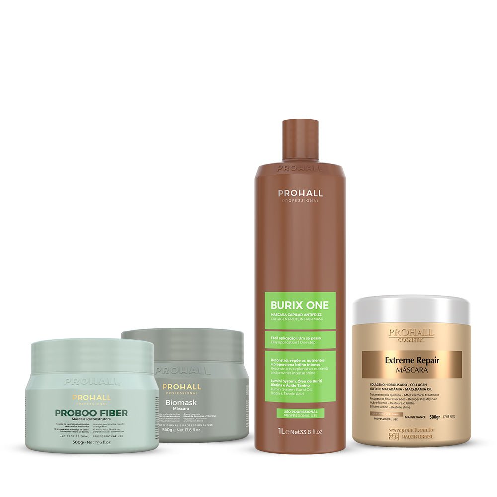 Combo Capilar Premium: Antifrizz e Tratamento Completo - Prohall