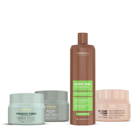 Combo Capilar Premium: Antifrizz e Tratamento Completo - Prohall