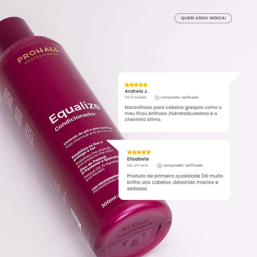 Condicionador Neutralizante de pH: Sela e Protege Pós-Química | Equalize 300ml - Prohall