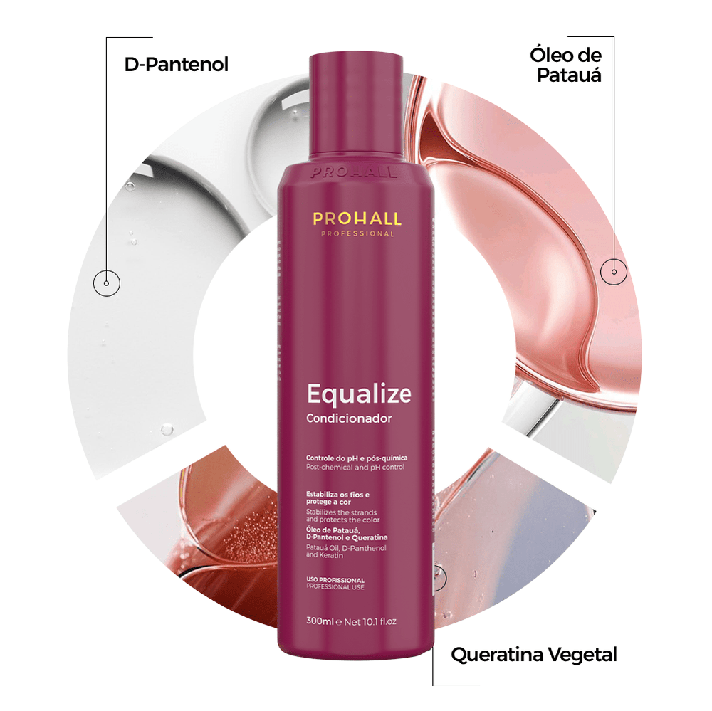 Condicionador Neutralizante de pH: Sela e Protege Pós-Química | Equalize 300ml - Prohall