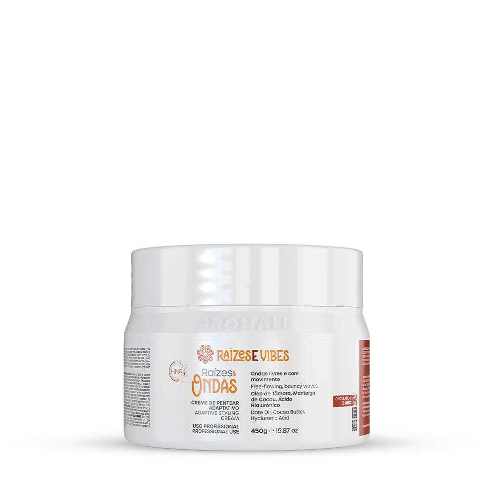 Creme de Pentear Ultra Hidratante Curvaturas 2ABC 450g - Raízes & Vibes - Prohall