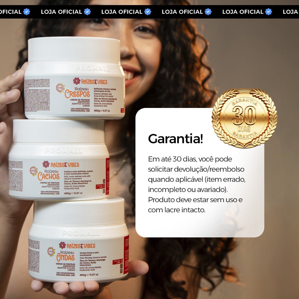 Creme de Pentear Ultra Hidratante Curvaturas 2ABC 450g - Raízes & Vibes - Prohall