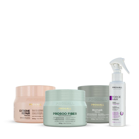 Cronograma Capilar + Force Hair - Prohall