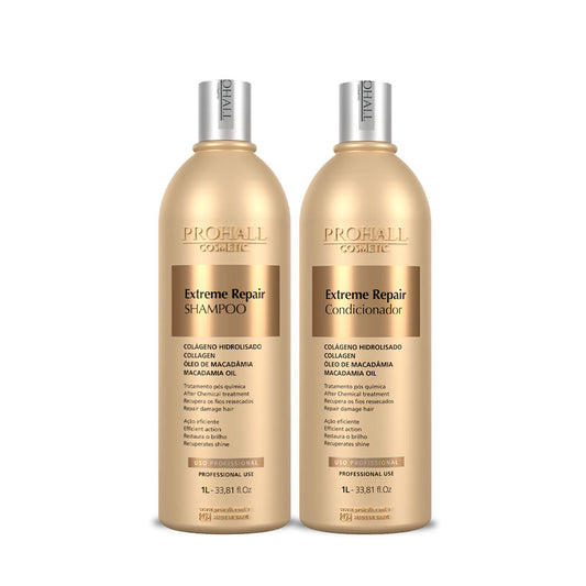 Kit Profissional Extreme Repair Shampoo 1L + Condicionador 1L