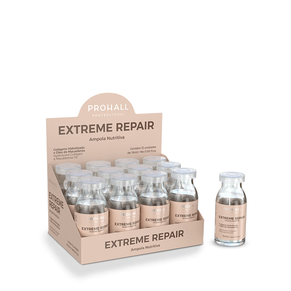 Box de Ampolas Nutritivas Extreme Repair 15ml