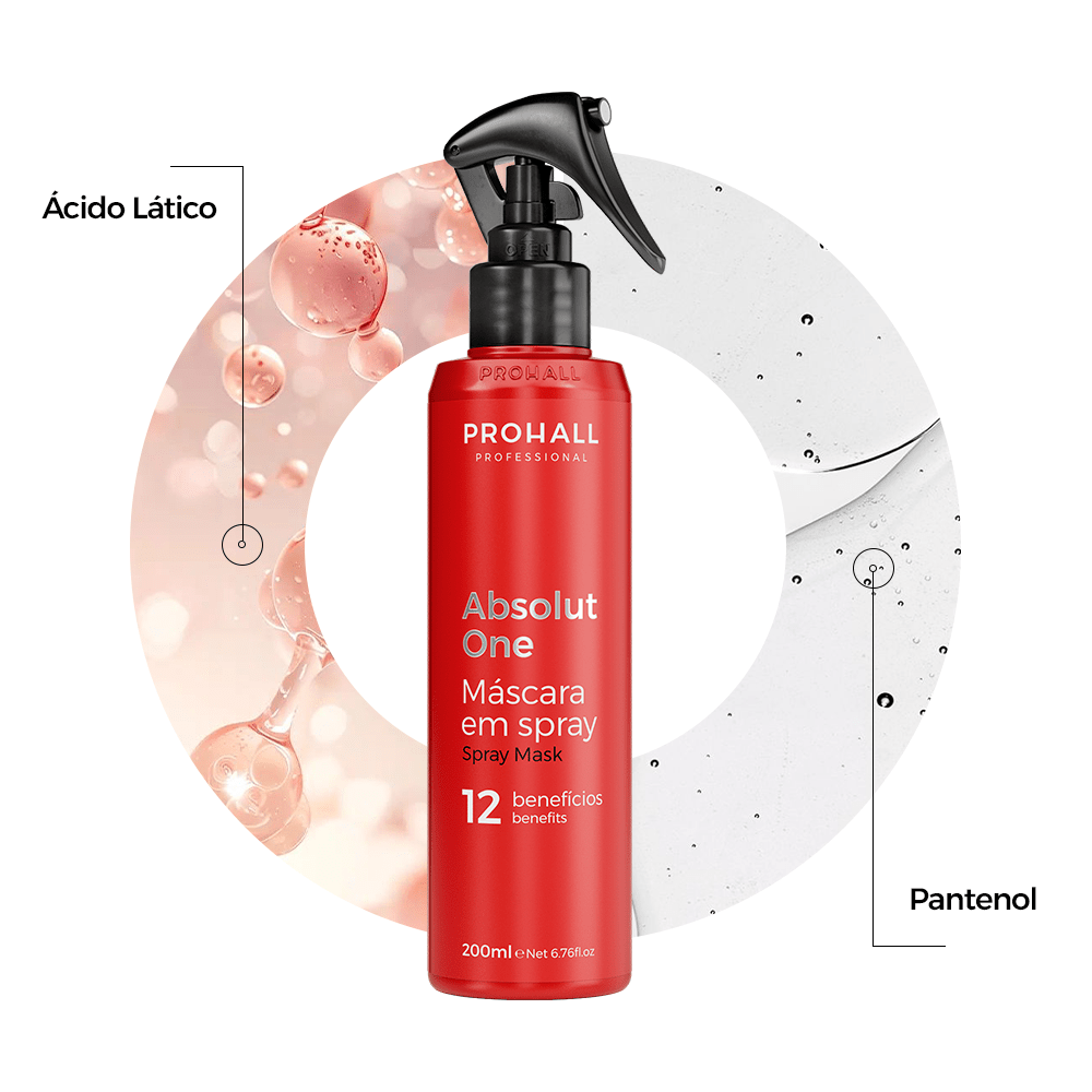 Finalizador Capilar Protetor Térmico 12 Benefícios em 1: Brilho Intenso | Absolut One - Prohall