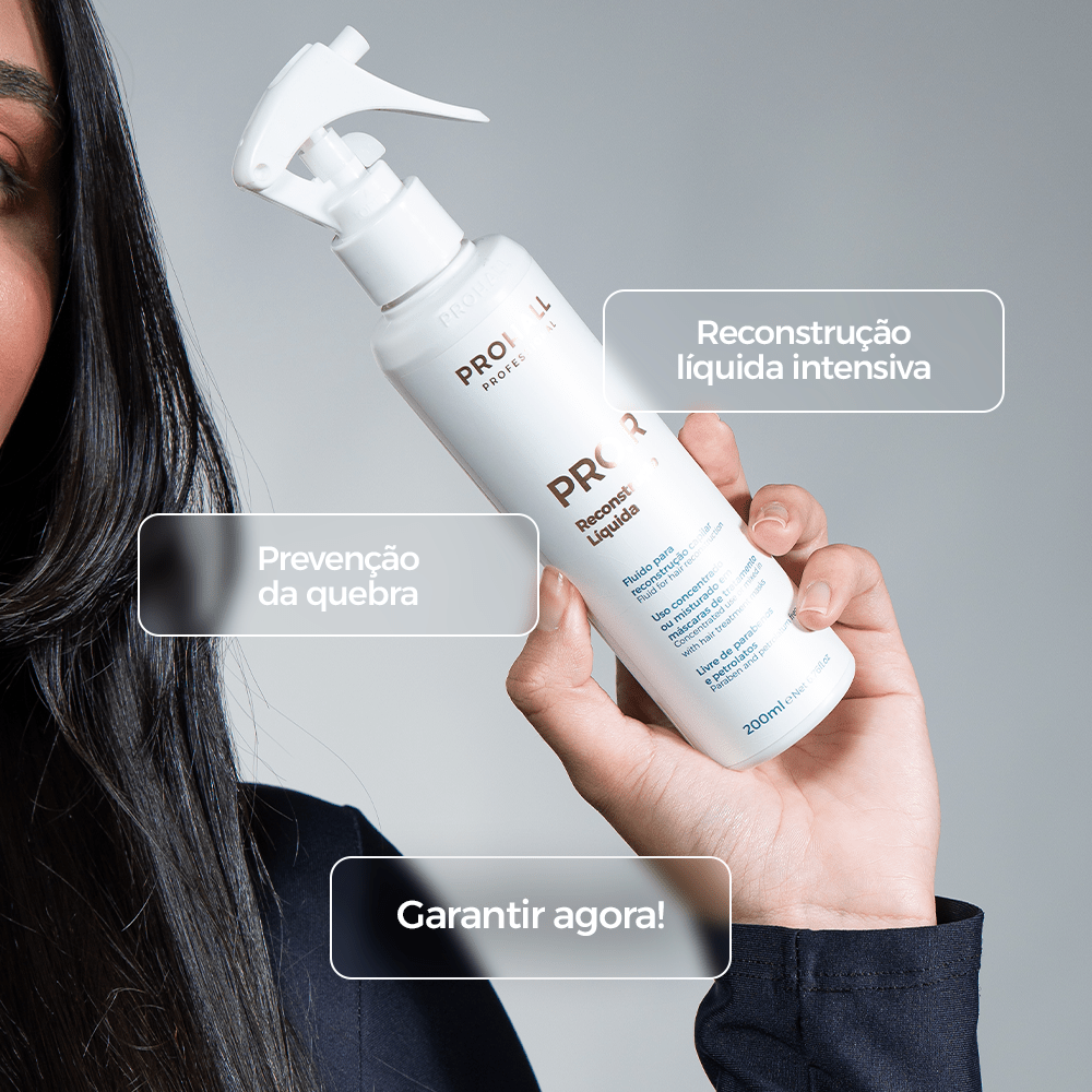 Fluído para reconstrução capilar PRO.R 200ml - Prohall