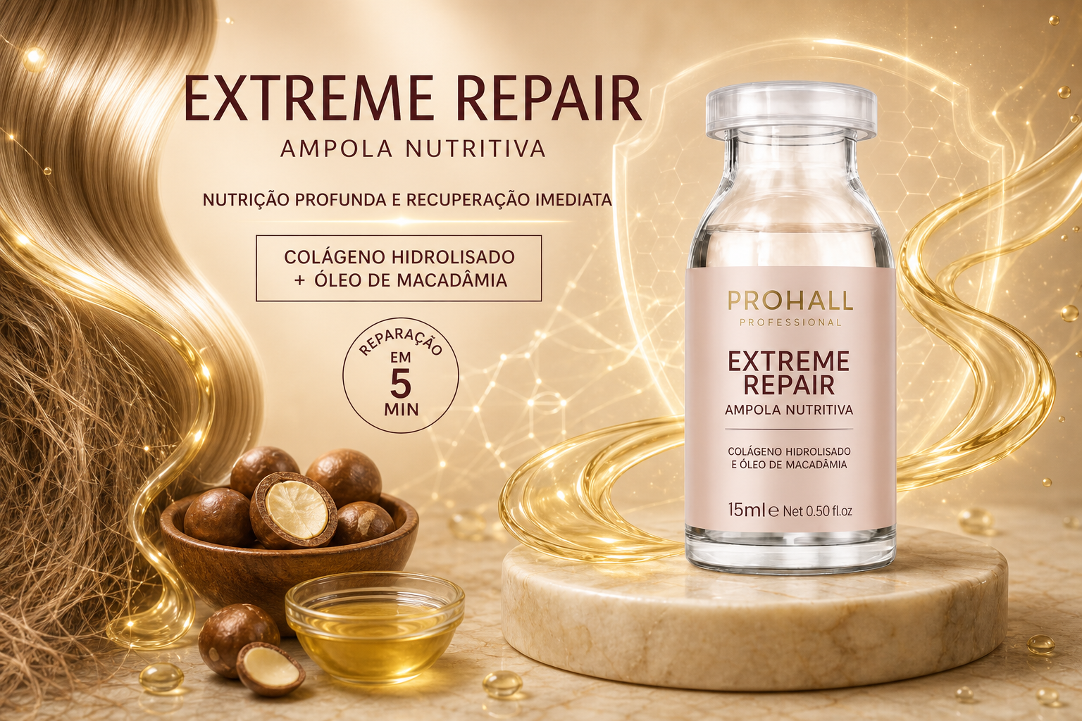 Ampola Nutritiva Extreme Repair 15ml — banner