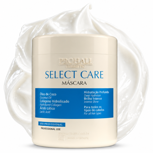 Máscara Hidratante Pós Química Select Care 500g — benefícios