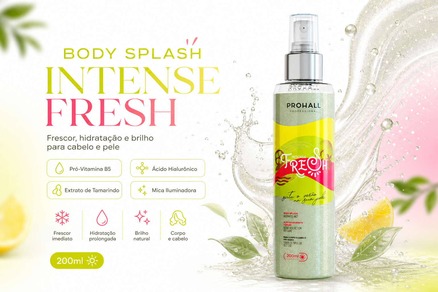 Body Splash Intense Fresh 200ml — banner