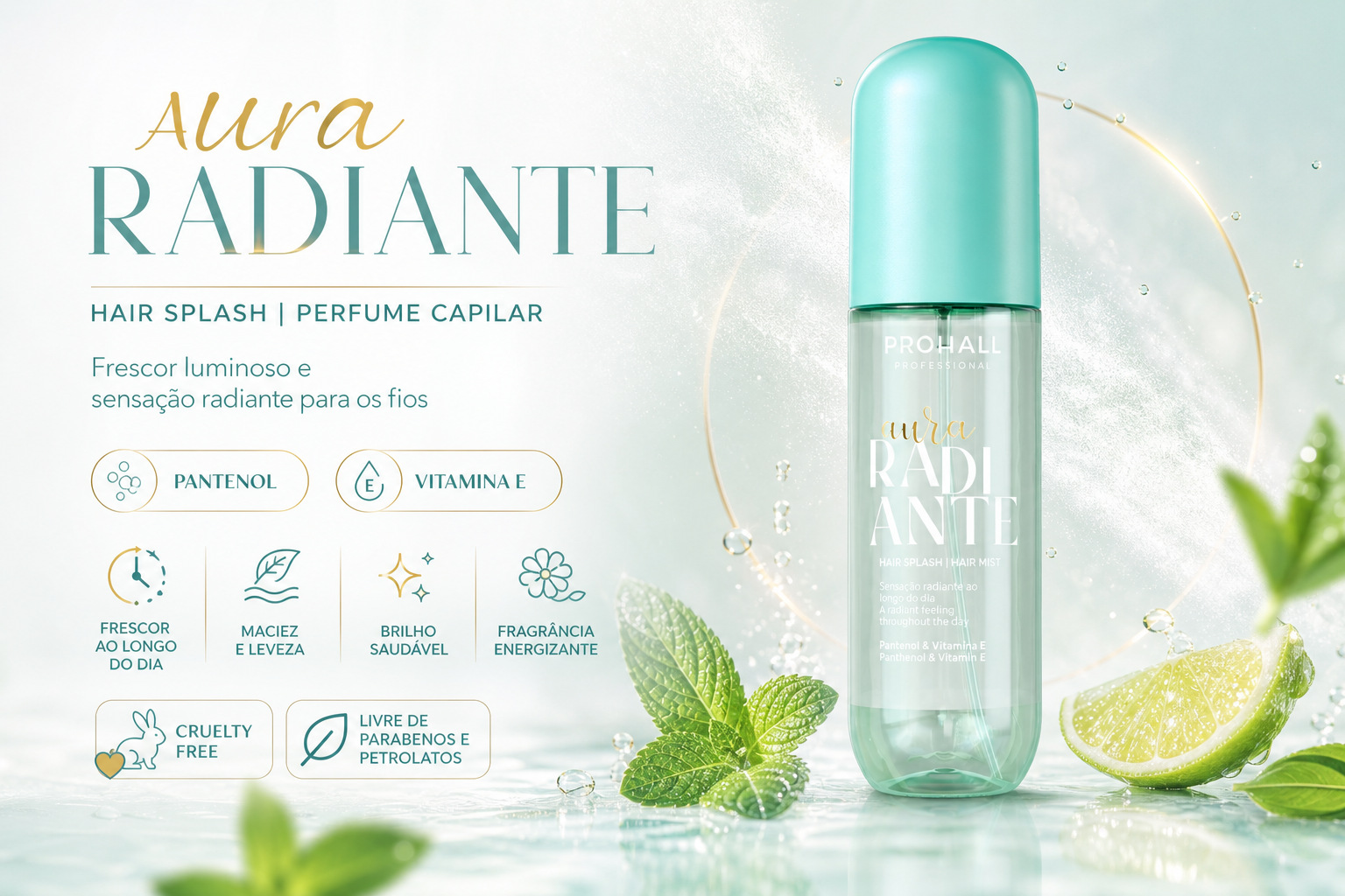 Hair Splash Aura Radiante – Perfume Capilar Luminoso — banner