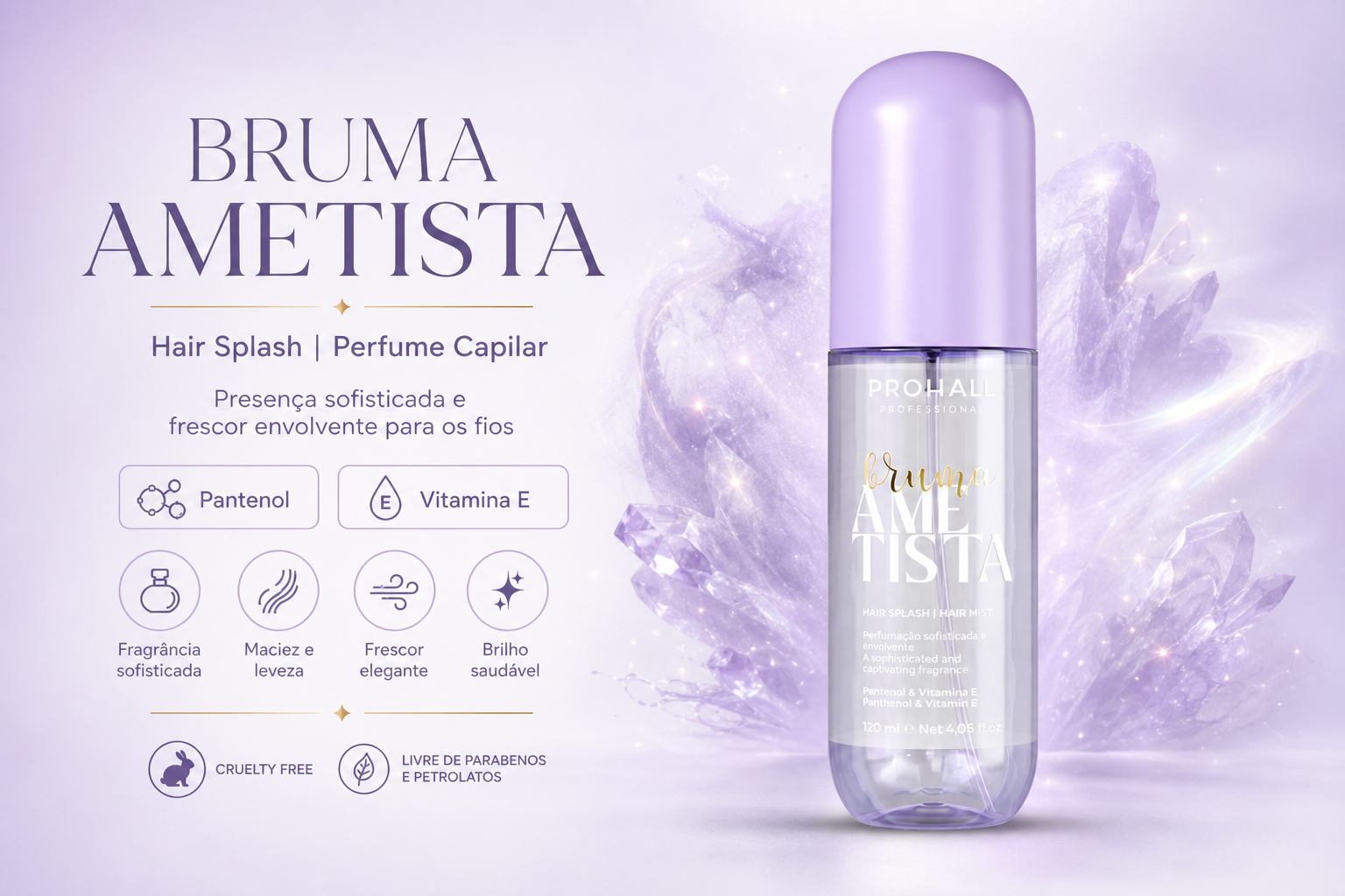 Hair Splash Bruma Ametista – Perfume Capilar Sofisticado — banner
