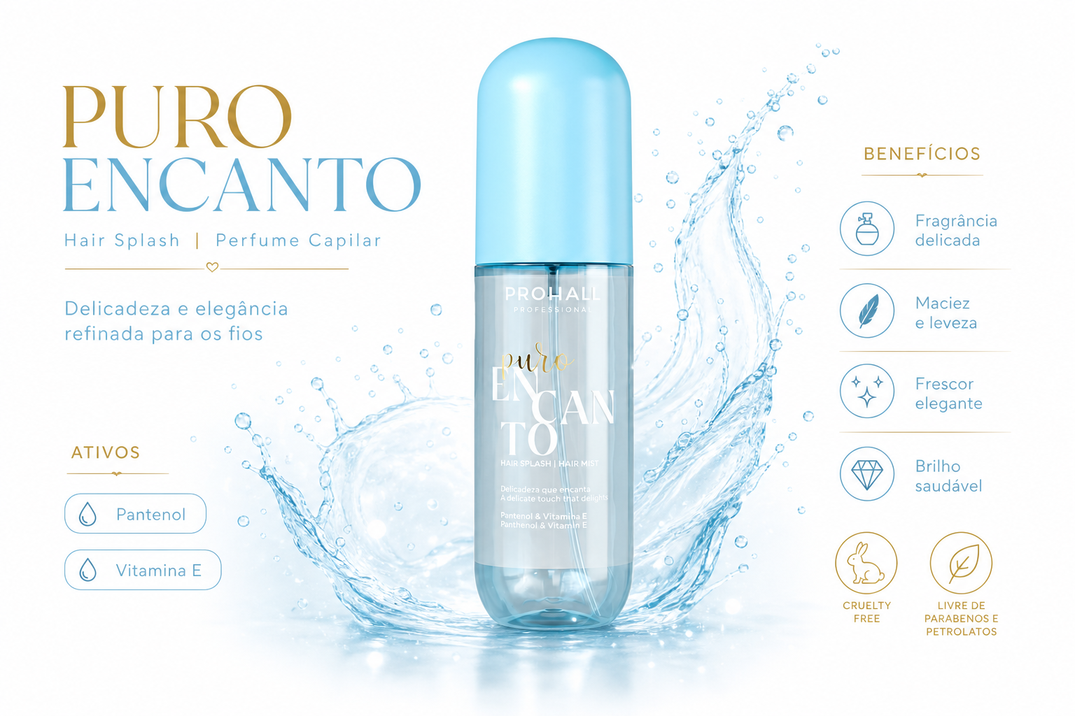 Hair Splash Puro Encanto – Perfume Capilar Delicado — banner