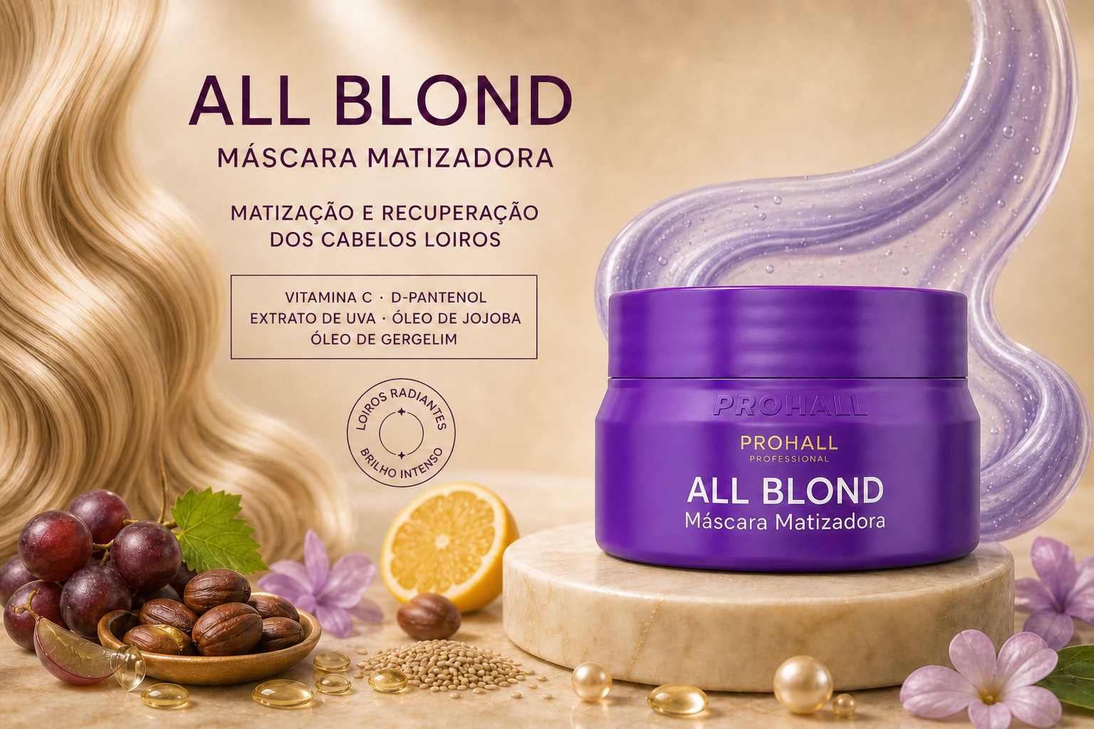 Máscara Matizadora e Nutritiva All Blond  300g — banner