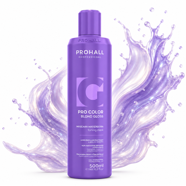 Máscara Matizadora Blond Gloss Efeito Loiro Perolado 500ML — benefícios