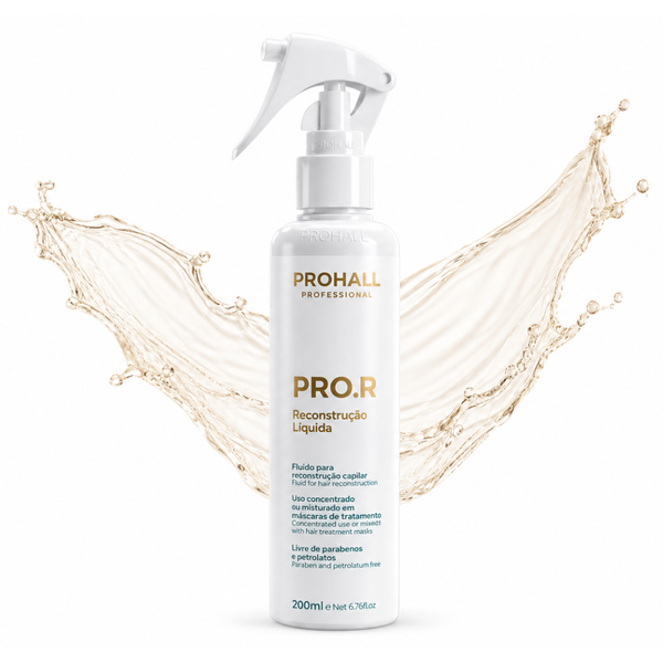 Fluído para reconstrução capilar PRO.R 200ml — benefícios