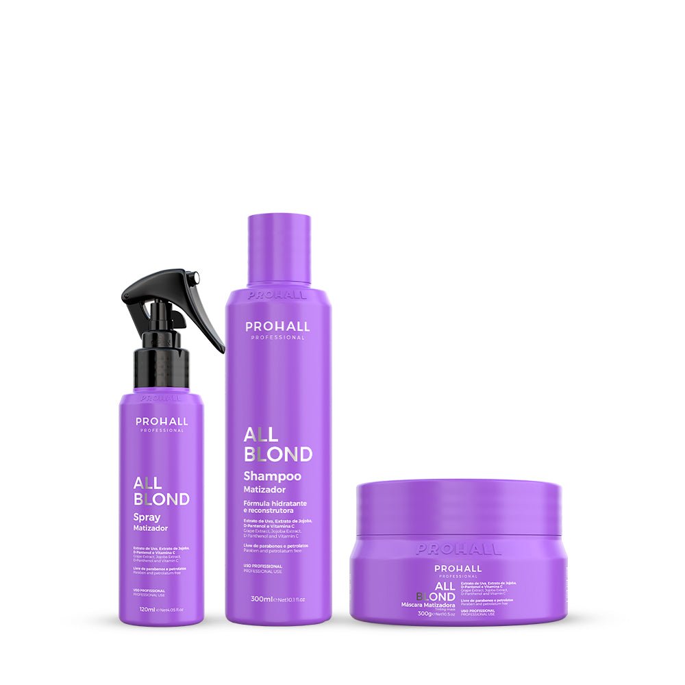 Kit All Blond Manutenção e Nutrição para Loiros - Prohall
